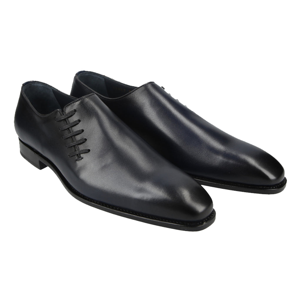 Alexander Side-Laced Formal Shoes in Midnight Blue by Jonathan Abel – Handmade Luxury Leather Footwear Crafted in Portugal