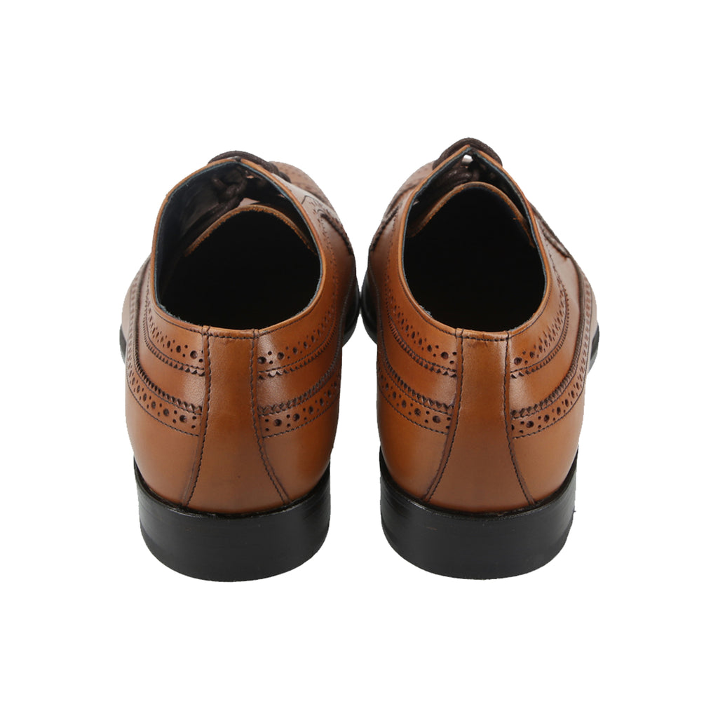 Elevate your casual style with our Noah Tan Goodyear Welted Derby shoes, expertly crafted in Portugal.