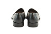 Chicago MC Bracklen Loafers in black leather by Jonathan Abel, featuring a sleek penny loafer design with a low heel and rounded toe, ideal for formal or business attire